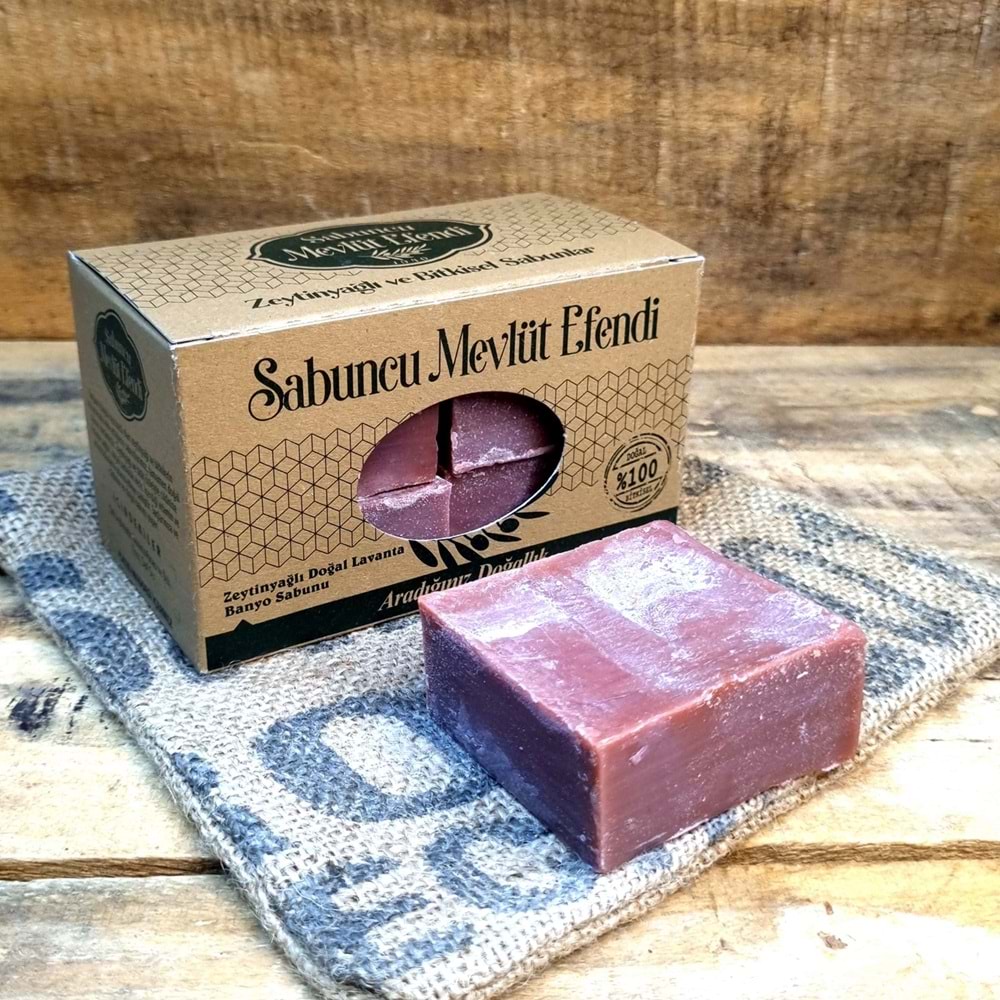Zeytinyağlı Doğal Lavanta Banyo Sabunu 400 Gr (4 Adet)
