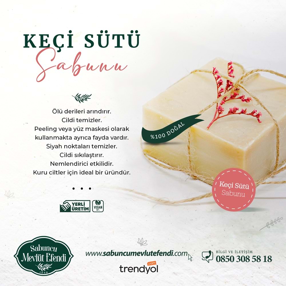Keçi Sütü Sabunu 10 Kg (Dökme-Ambalajsız)