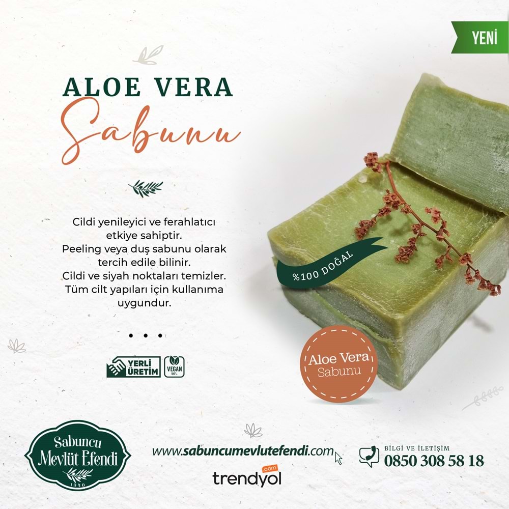 Aloe Vera Sabunu 10 Kg (Dökme-Ambalajsız)