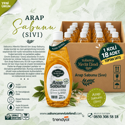 Sıvı Arap Sabunu 750 Ml * 18 Adet