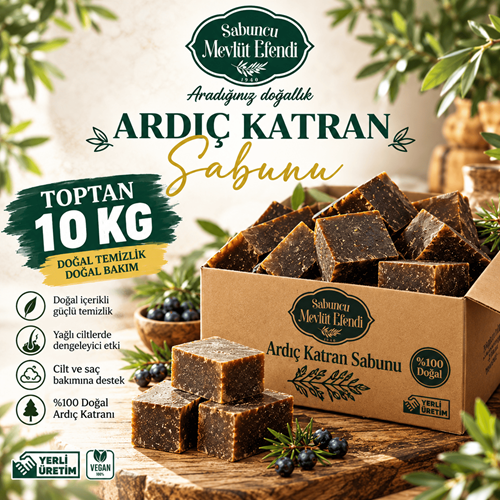 Ardıç Katran Sabunu 10 Kg (Dökme-Ambalajsız)
