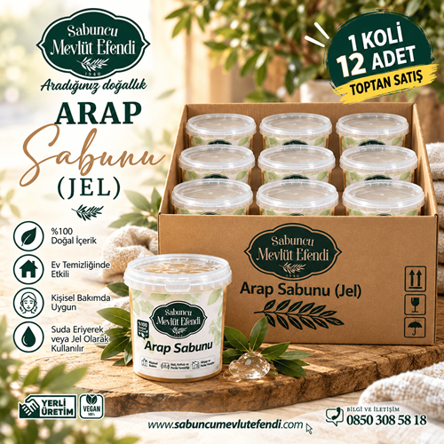 Arap Sabunu Jel 1 Kg * 12 Adet