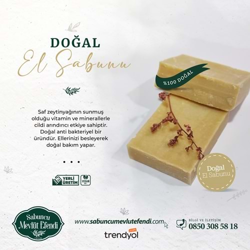 Zeytinyağlı Doğal El Sabunu 10 Kg (Dökme-Ambalajsız)