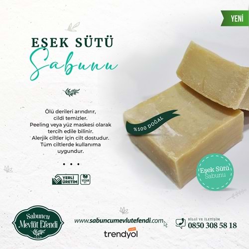 Eşek Sütü Sabunu 10 Kg (Dökme-Ambalajsız)