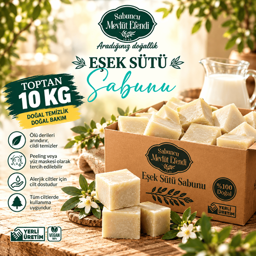 Eşek Sütü Sabunu 10 Kg (Dökme-Ambalajsız)